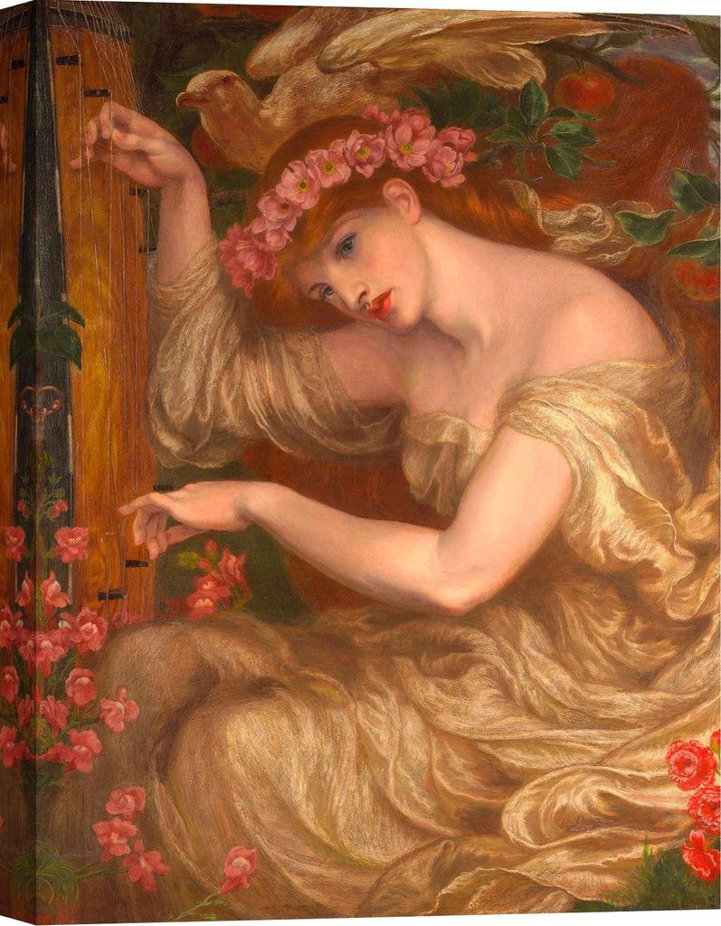 Leinwandbilder - Dante Gabriel Rossetti - Ein Meereszauber - 80 x 60 cm