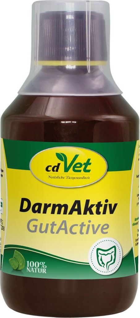 cdVet Naturprodukte DarmAktiv Hund & Katze 1000 ml, Katze / Hund, Flüssigkeit, Allgemeiner Gesundheitszustand, Universal, 1000 ml, 0,3%