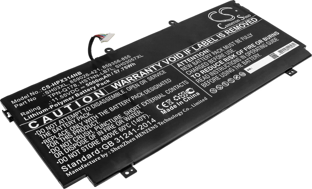 Batterie Laptop HP ENVY 13-AB pour Télétravail et Mobilité 11.55V Tech