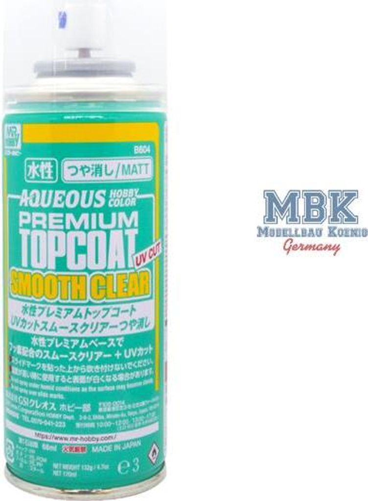 Mr. Hobby - Gunze B-604 - Aqueous Premium Top Coat UV-Cut Produktbild 