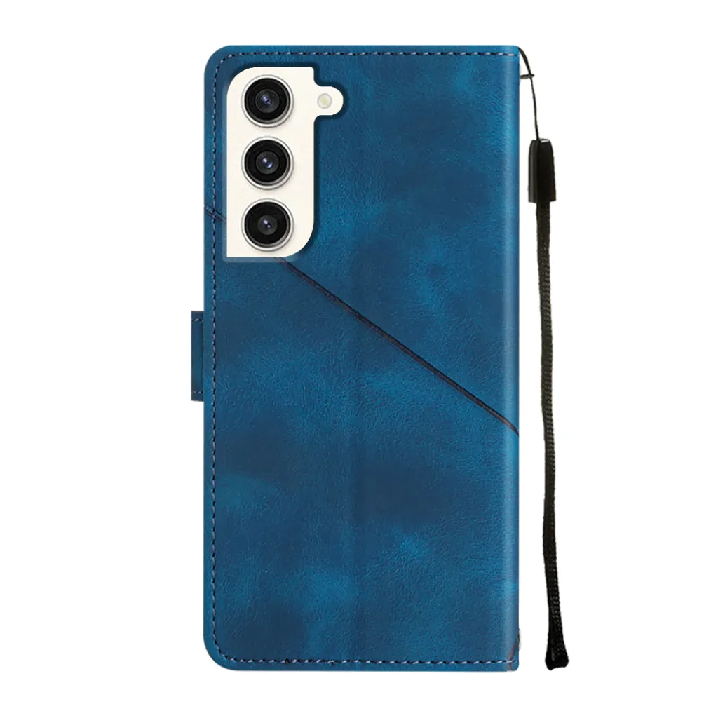 Rerzoiro Cover per Samsung Galaxy S23 Ultra Custodia Portafoglio [Blocco RFID] Premium Pelle PU Wallet Case Flip Libro con Porta Carte Slot Supporto Flip Case per Samsung Galaxy S23 Ultra, Blu-verde