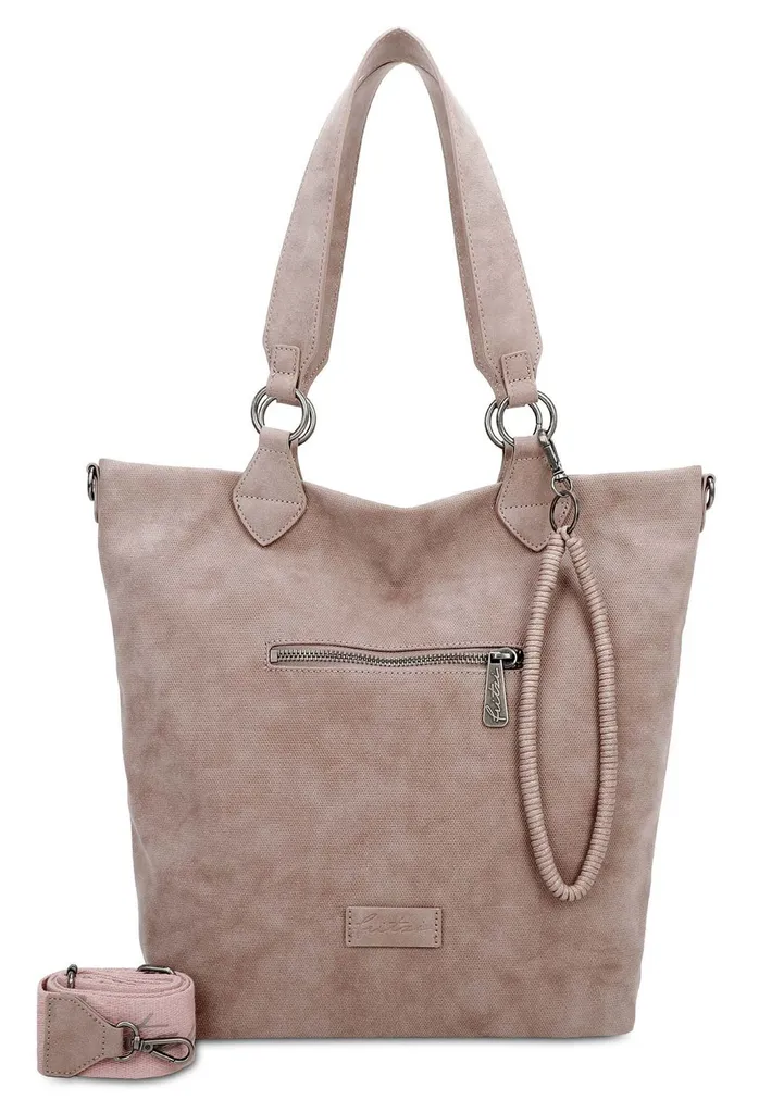 Borsa a Tracolla Fritzi aus Preußen Rub Iggi03 Shopper Taupy Beige