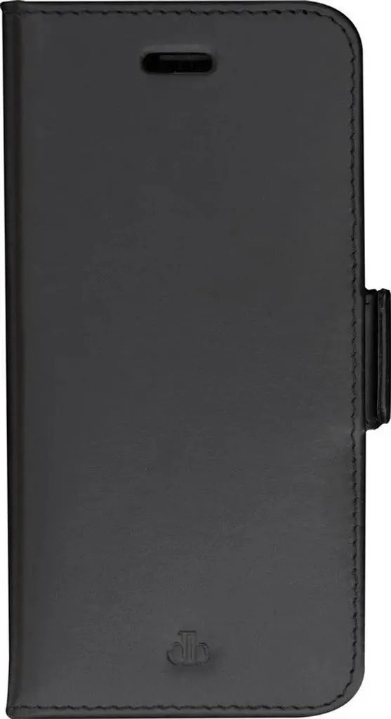 Étui iPhone SE cuir Copenhague noir DBRAMANTE1928 avec rangement CB