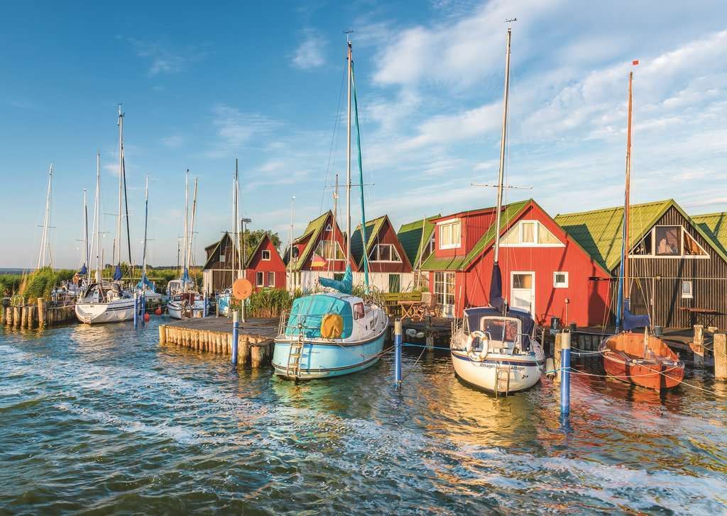 RAVENSBURGER Puzzle Barevný př ístav v Ně mecku 1000 dílků