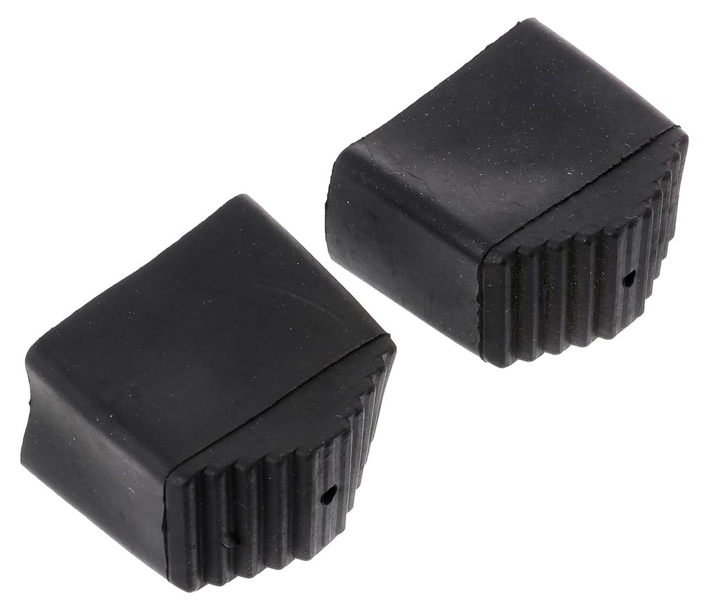 Leiterabdeckungen, Leiterfüße, 2 Stück, aus rutschfestem Gummi, Endkappen für Trittleiter, 40 x 20 mm, klappbarer Stoßschutz, Schutz für Leit...