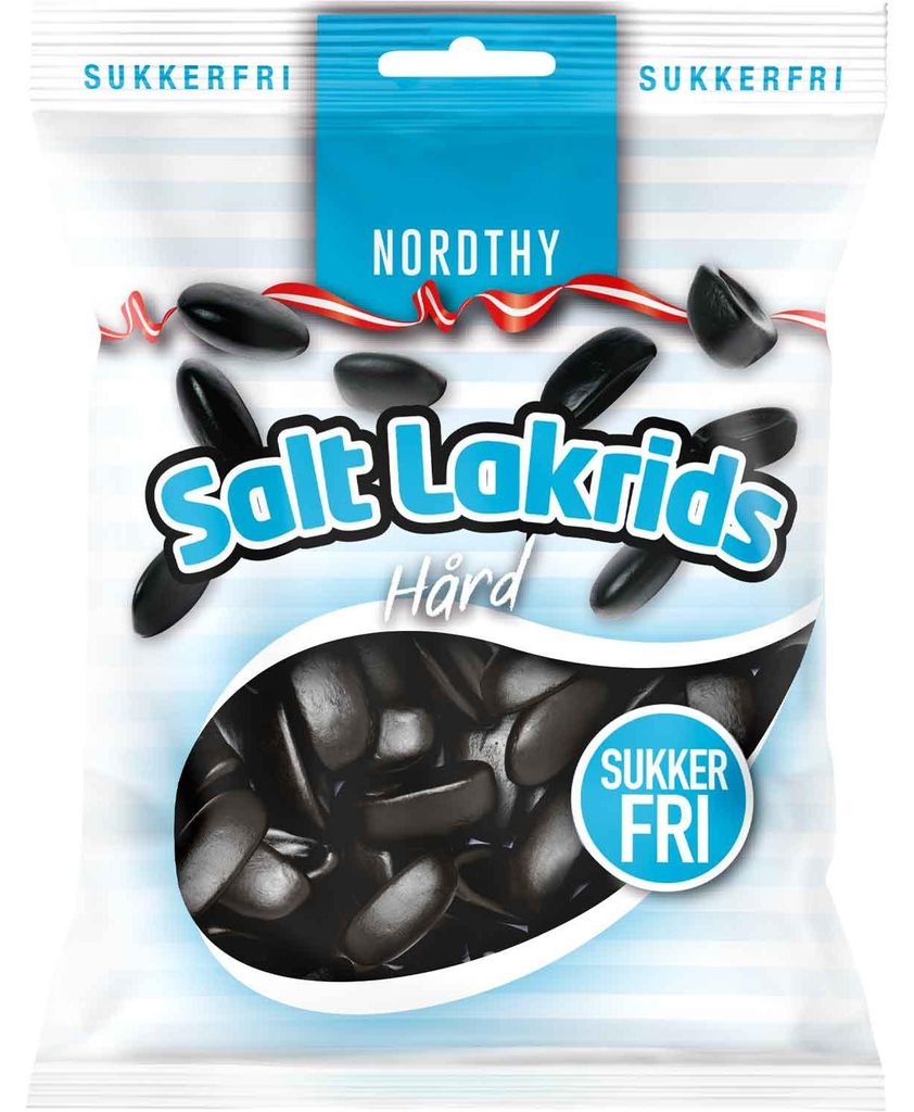 Nordthy Sel Réglisse dure sans sucre 65 g Image du produit 