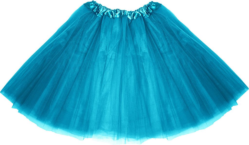 Oblique Unique Tutu Tütü Damen Rock türkis Tüllrock Produktbild 