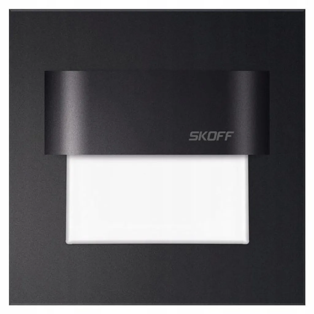 Spot LED encastrable Tango SKOFF noir 1,8W 4000K pour mur et couloir