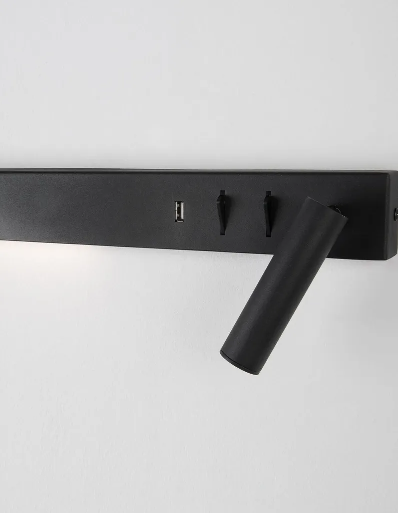 Applique Murale VIDA LED Blanche Gauche - Éclairage Indirect Chic - 15