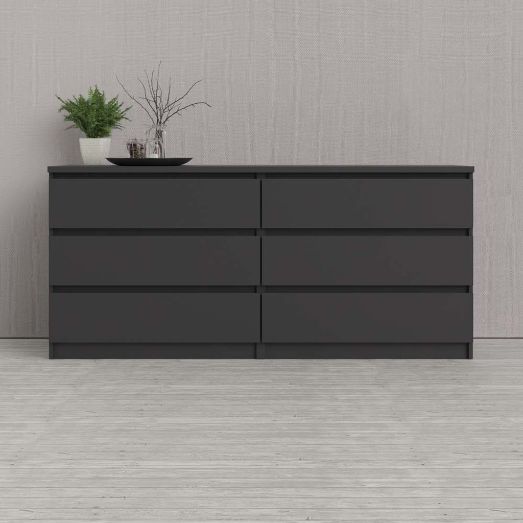Naia Kommode Schwarz matt Produktbild 