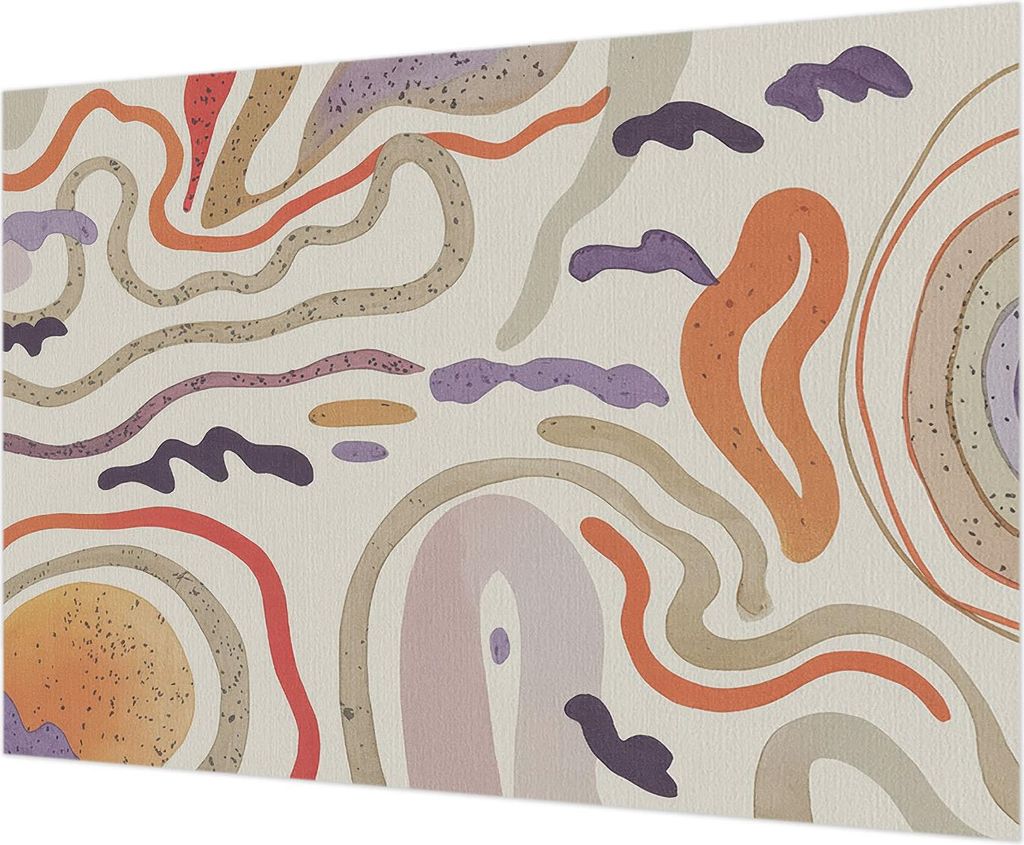 Wandtapete - Dekorative Tapete für Wohnzimmer - Tapetenfolie für Wanddekoration - 208x146 cm - Abstrakte Muster