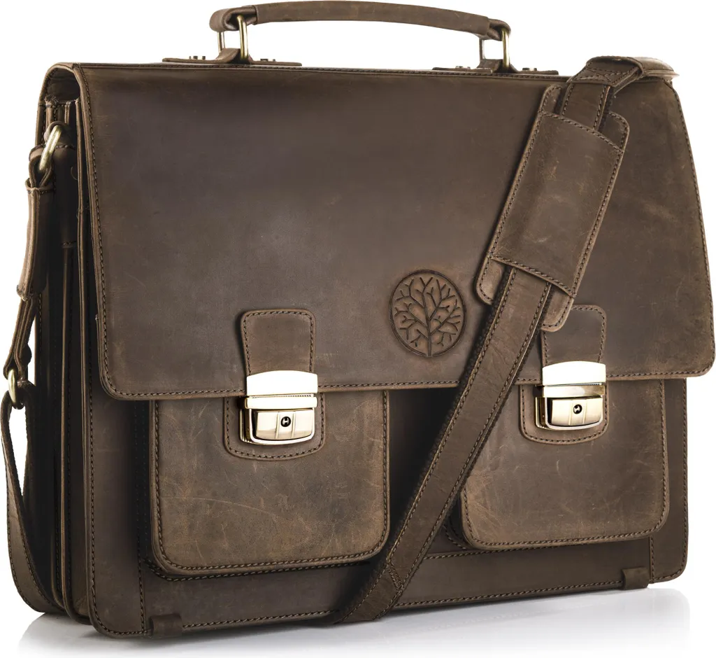 Borsa Uomo Robusta TBG-HT-200 HUNTER Brown | Pelle Antigraffio
