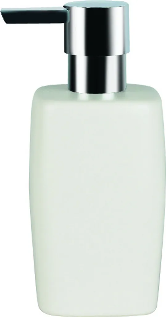 Dispenser Sapone Spirella Retro Bianco in Porcellana 300ml - Design Premium