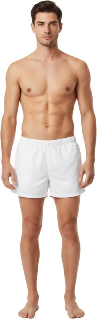 Short de Bain Homme Sundek Blanc S Rainbow Stripe : Séchage Ultra-Vite