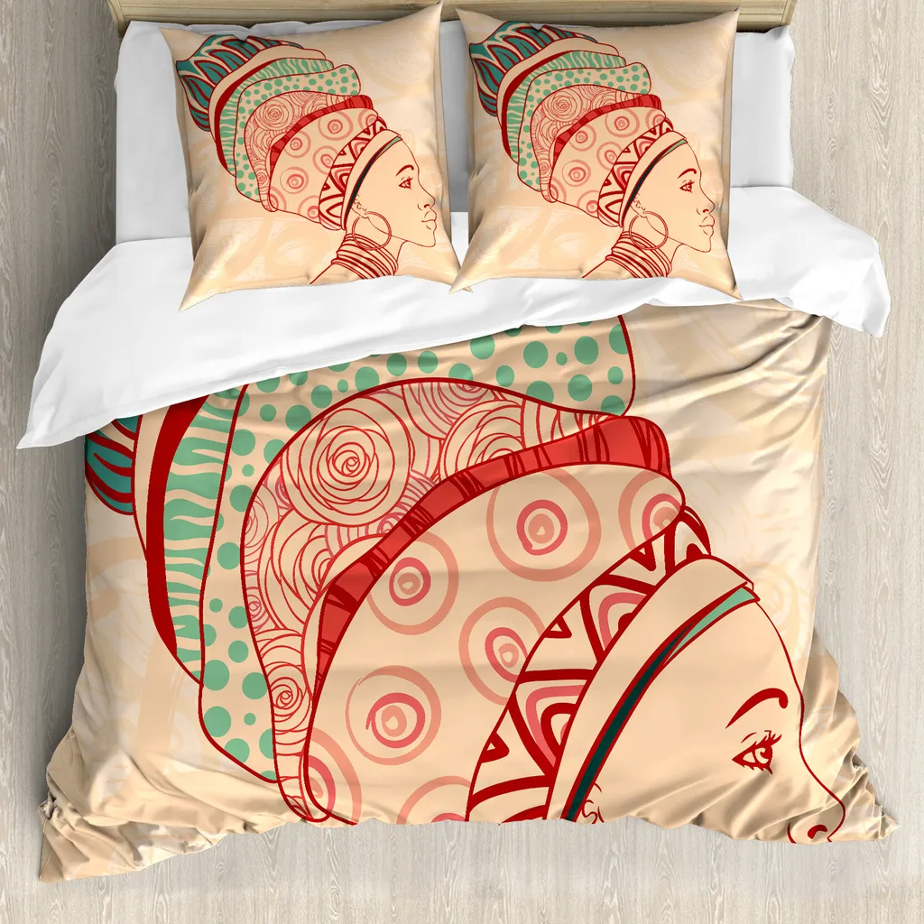 Set Copripiumino Antiacaro 200x200 ABAKUHAUS - Igiene e Design Afro