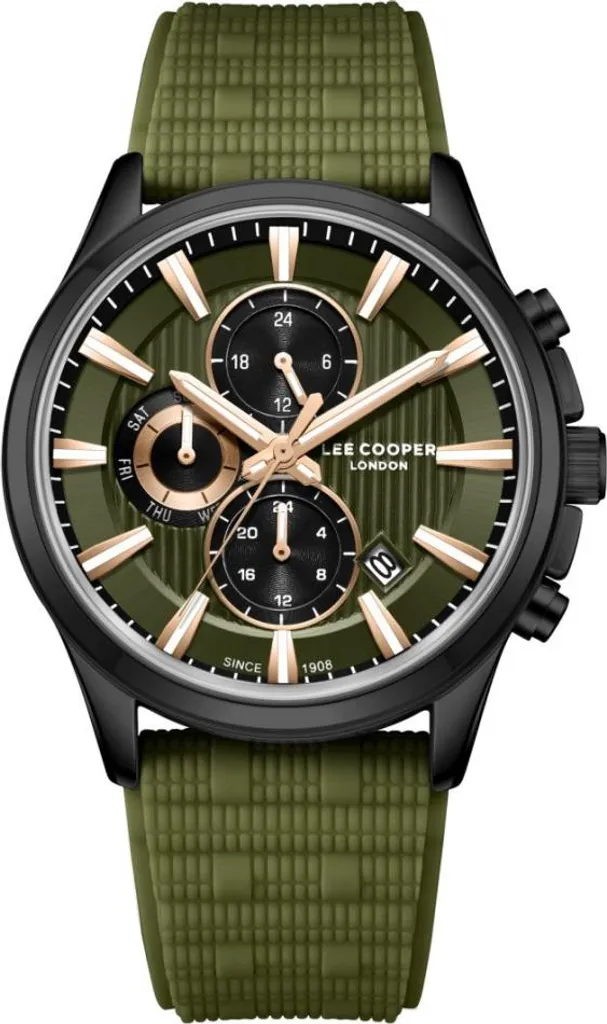 Montre homme verte idéale pour le bureau et les sorties branchées