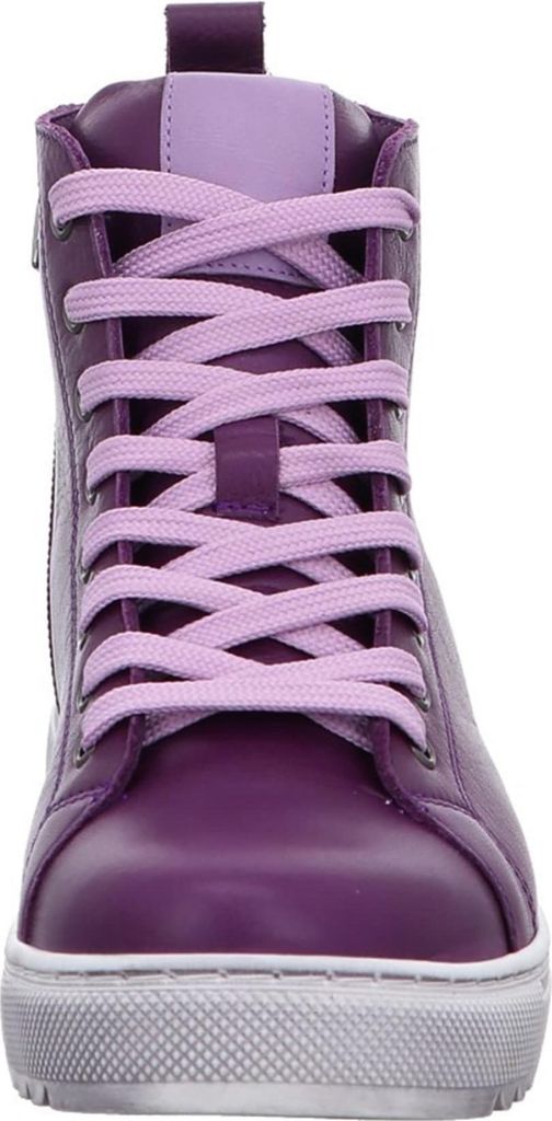 Gemini Damen Stiefelette sportlicher High Top Sneaker aus Leder 343919-02, Größe:39 EU, Farbe:Lila