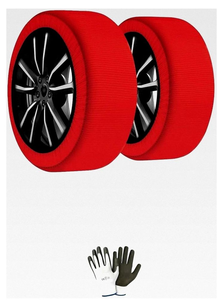 Paar Reifen Socken 315/40 R21 für Autos, SUVs, 4x4s und Transporter, Gleitschutz für Eis, Schnee und Schneestraßen