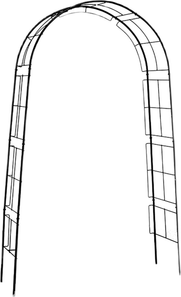 Metall-Gartenbogen für Kletterpflanzen, Dekoration für Hochzeiten und Veranstaltungen, Bogenrahmen, einfache Montage, gebogenes Spalier für Rose...