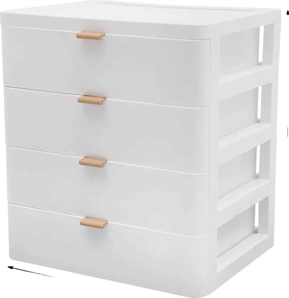 Organizer Tech 4 Cassetti | Contenitore Componenti Design Moderno