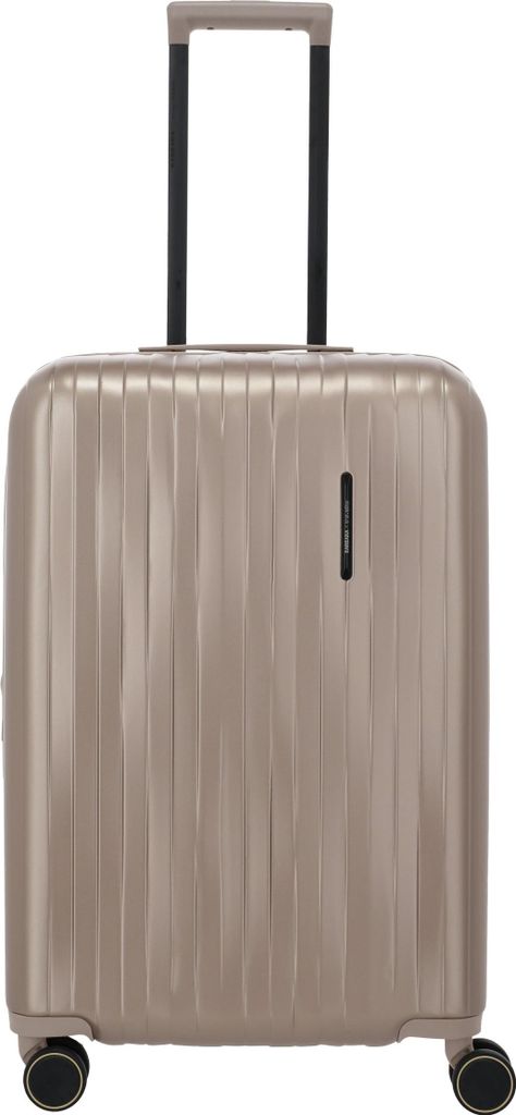 Travelite Hartschalenkoffer Barbara Novelty M, 43x65x27/31 cm, 68/75 L, 3,6 kg, erweiterbarer Reisekoffer mit TSA-Schloss, leise Doppelrollen