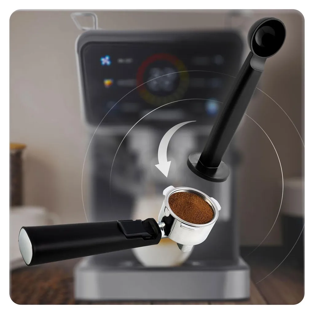 Cafetière à levier 20 bars Berdsen BD-771 noir : expresso authentique - 7