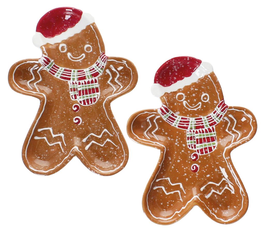 set di 2 piatti per biscotti di pan di zenzero Candyman Immagine del prodotto 