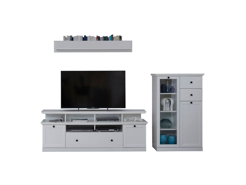 Brax TV Tisch Aufstellung F, weiss.