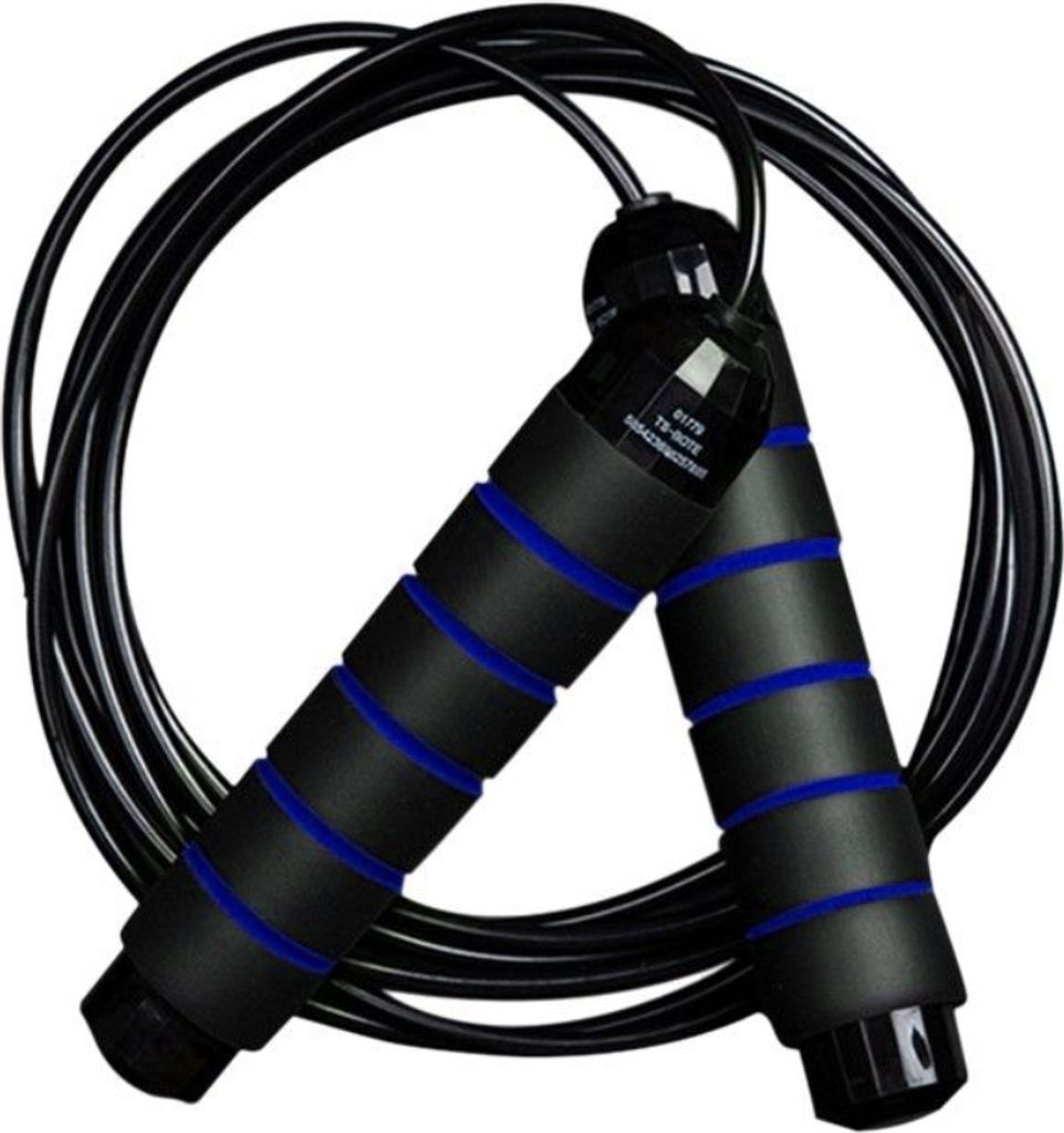 Stahldraht Aerobic-Übung Springseil blau überspringen