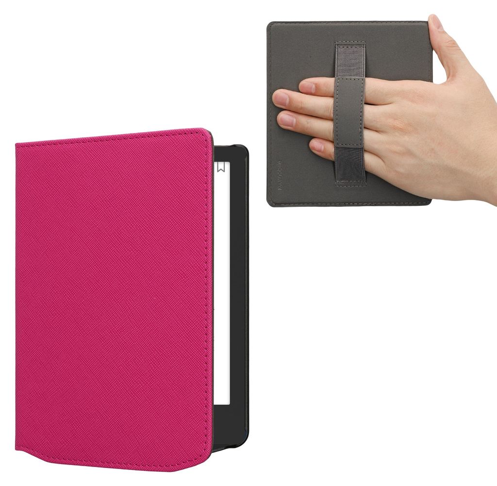 kwmobile Klapphülle kompatibel mit Pocketbook Verse / Verse Lite / Verse Pro / Color / Vivlio Light/Light HD Hülle - Schutzhülle für den eReade...