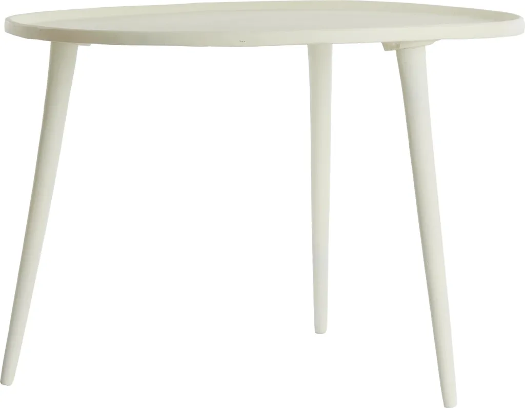 Bout de canapé rond BABINA crème Light & Living - Table basse Ø59 cm