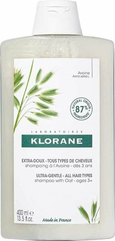 Klorane Havermelsjampoo, ultra-mild, 400 ml Productafbeelding 