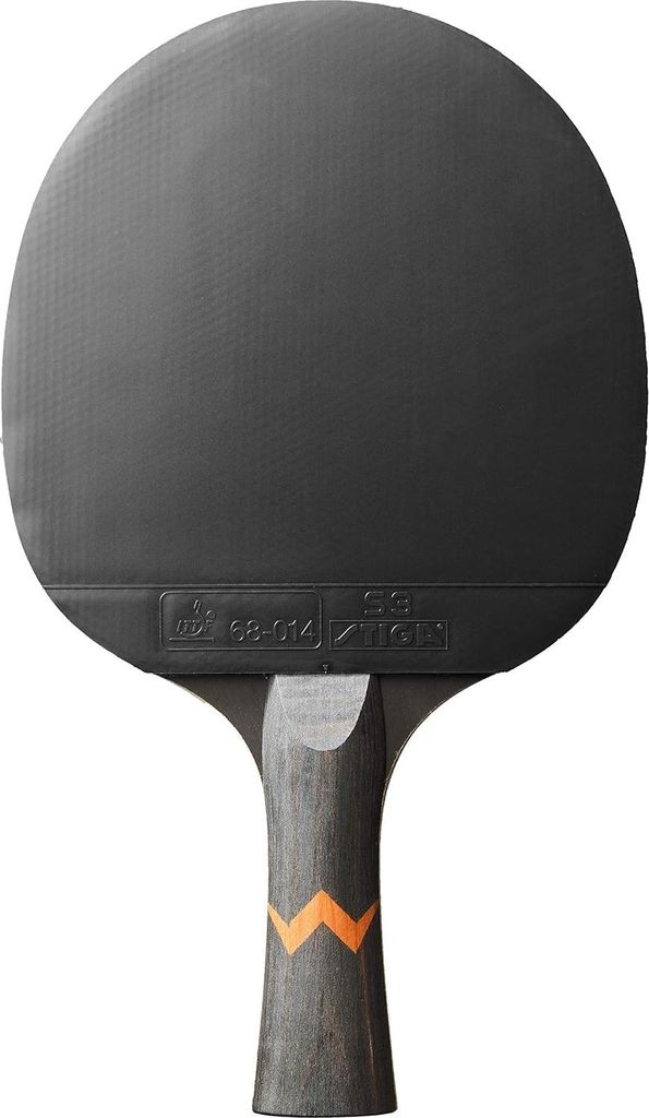 3 Sterne Tischtennis-Schläger schwarz-rot | Ideale Griffigkeit und Kontrolle