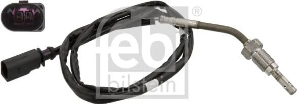 FEBI BILSTEIN 100800 Sensore temperatura gas di scarico OE 03P906088A compatibile con Ibiza, Fabia, Roomster, Polo 6R