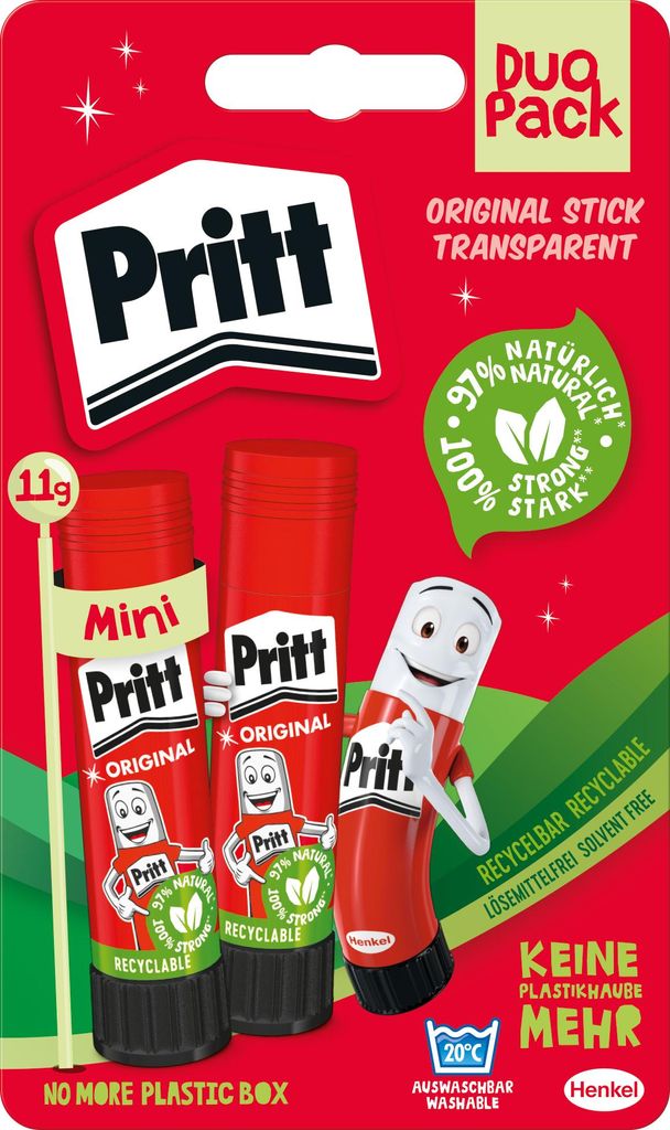 Staedtler Klebestift Pritt 2x11g BK Produktbild 