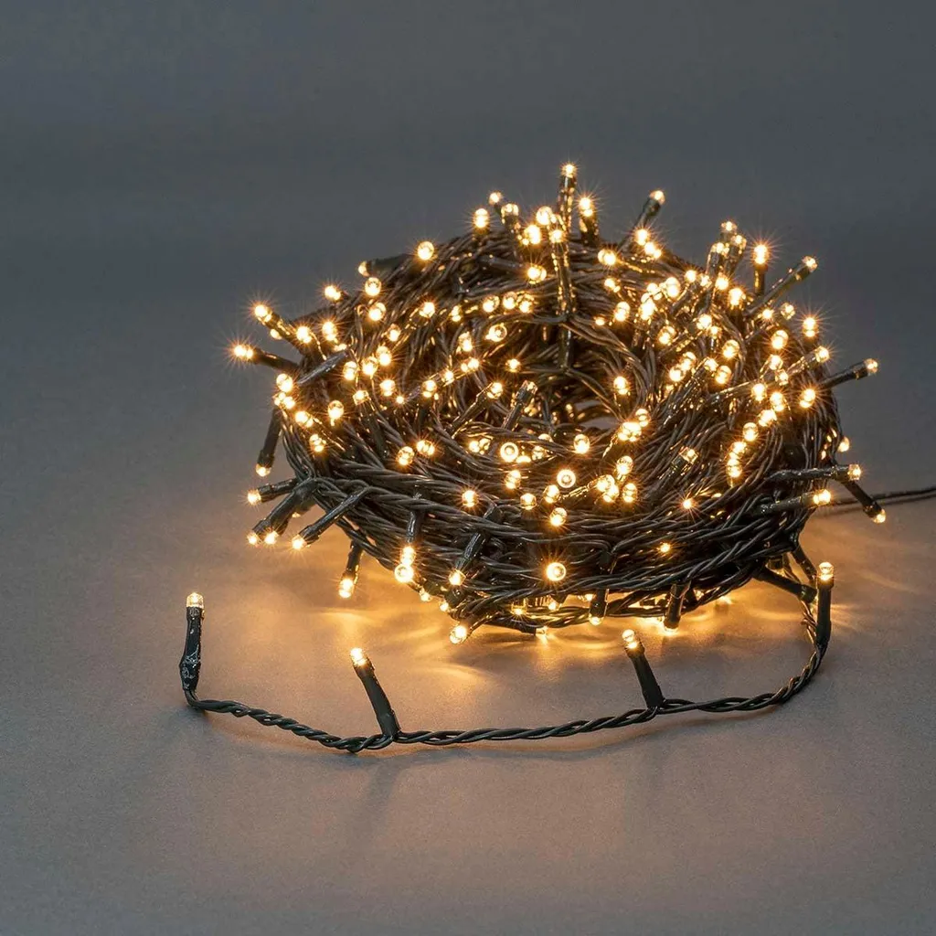 Stringa LED Natale 54m 720 Luci Bianco Caldo - Decorazione Esterna Top