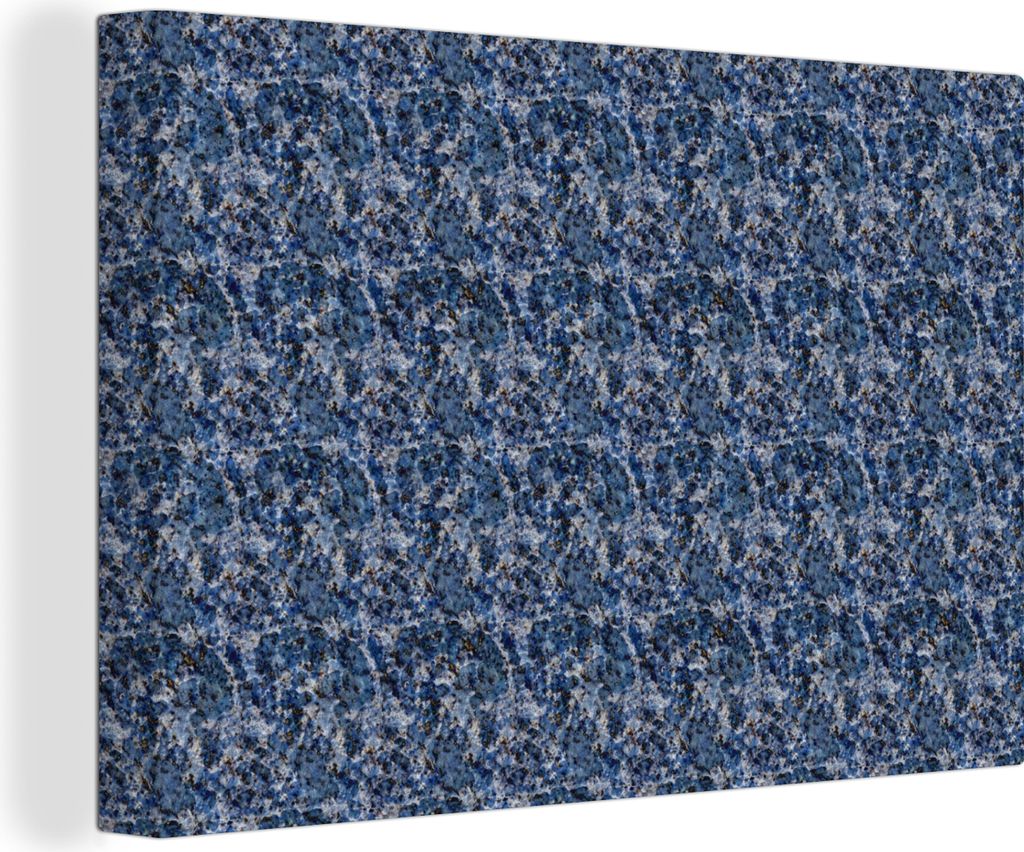 OneMillionCanvasses - Leinwandbilder - 140x90 cm, Muster - Granit - Textur, Wandbilder Kunstdruck Wanddekoration - Foto auf Leinwand - Gemälde a...