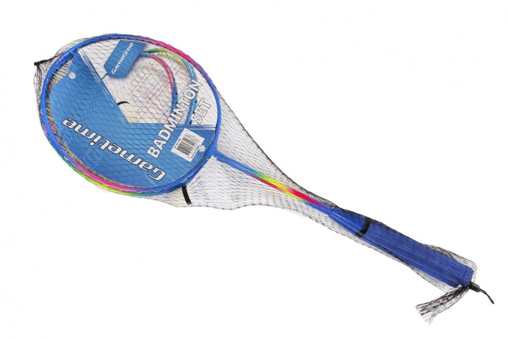 Badmintonschläger 62,5 cm 2Stück mit Korb im Netz