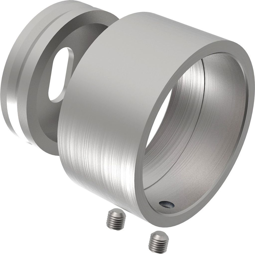 Sellon24® Edelstahl Wandanschluss für Rohr Ø 42,4 mm Produktbild 