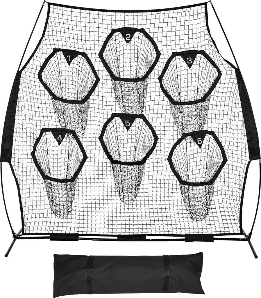 Cible de lancer football américain 2.4m sans nœuds avec sac de transport