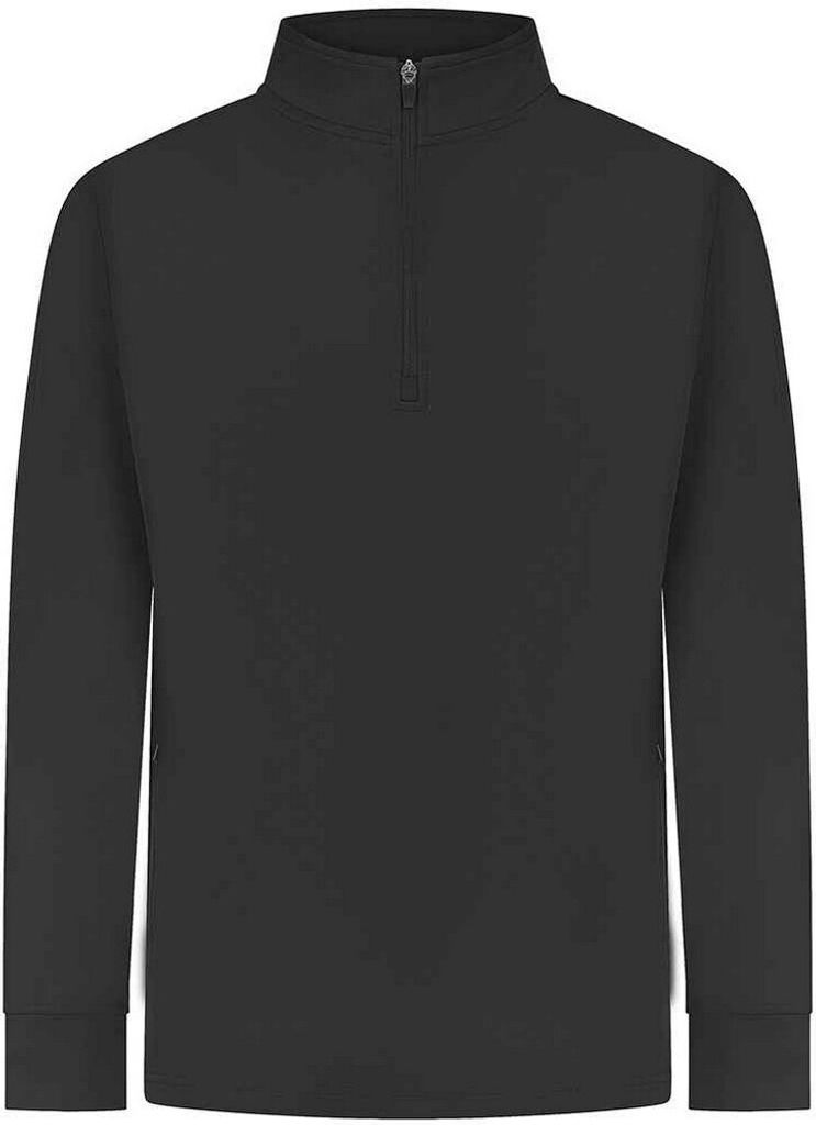 Finden & Hales - Trainingsjacke mit kurzem Reißverschluss für Herren PC4716 (XXS) (Schwarz)