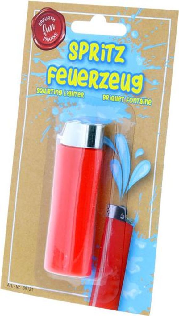 Scherzartikel Spritz-Feuerzeug Produktbild 