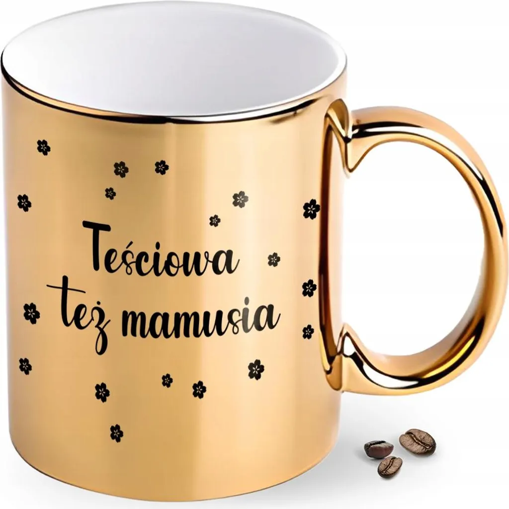 Tazza Regalo Madre e Suocera Dorata | Stampa Artistica e Chic