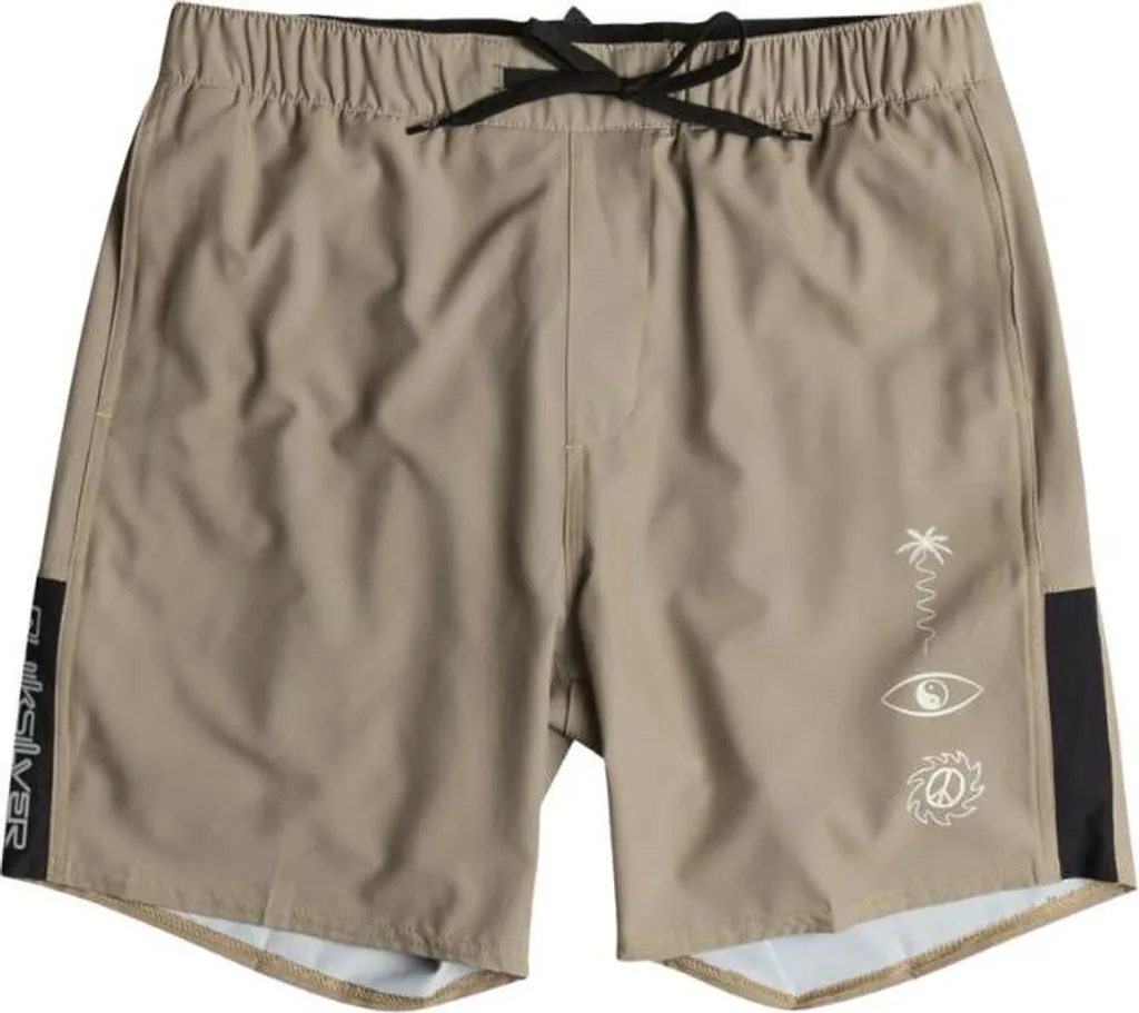 Short Quiksilver Omni Training 17 Timber Wolf XL en Tissu Stretch Léger