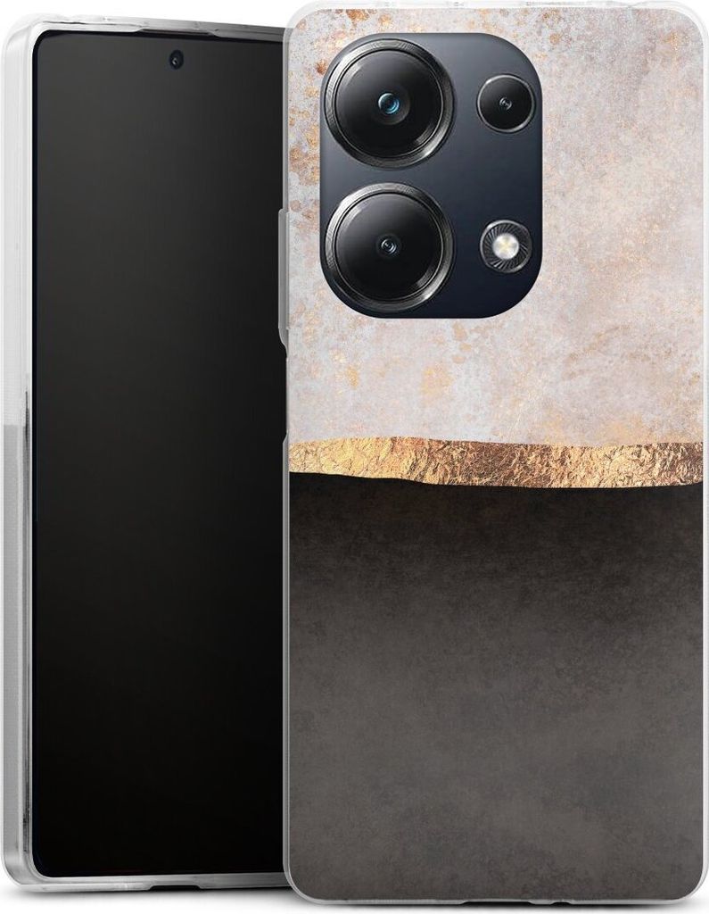 DeinDesign Handyhülle für Xiaomi Poco M6 Pro Silikon Hülle Case Smartphone Schutzhülle Abstrakt Black & White Trends