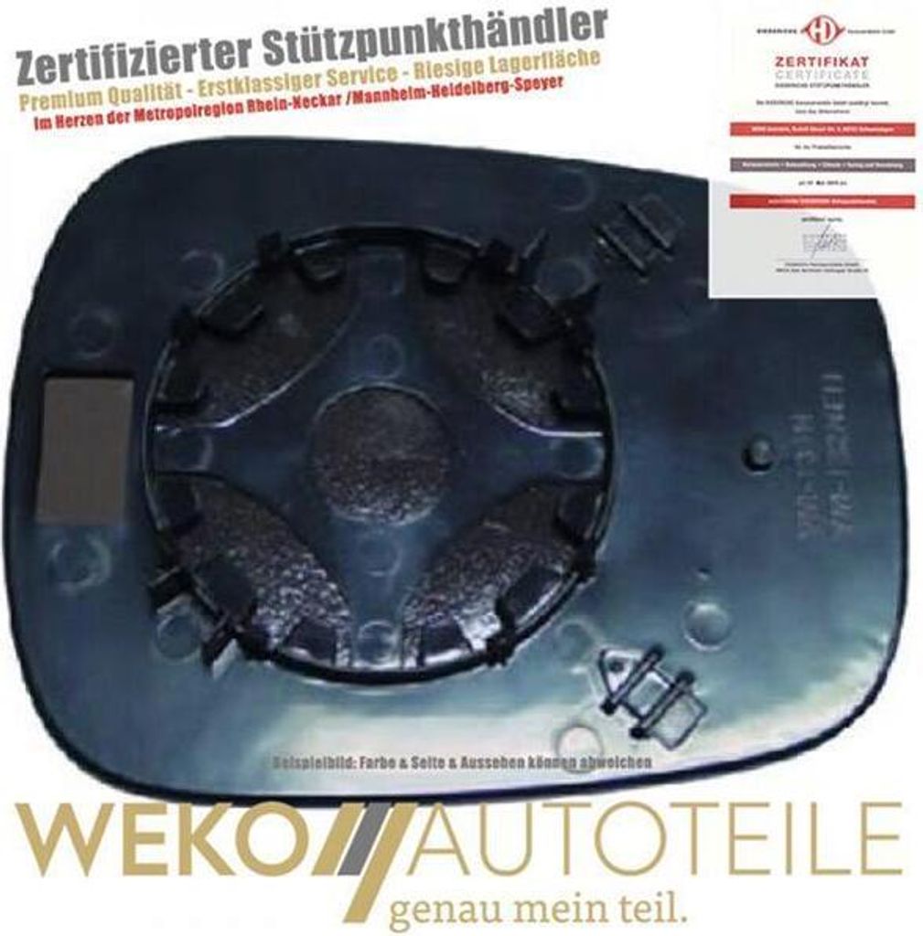 Spiegelglas Außenspiegel links rechts DIEDERICHS 4413628 passend für NISSAN