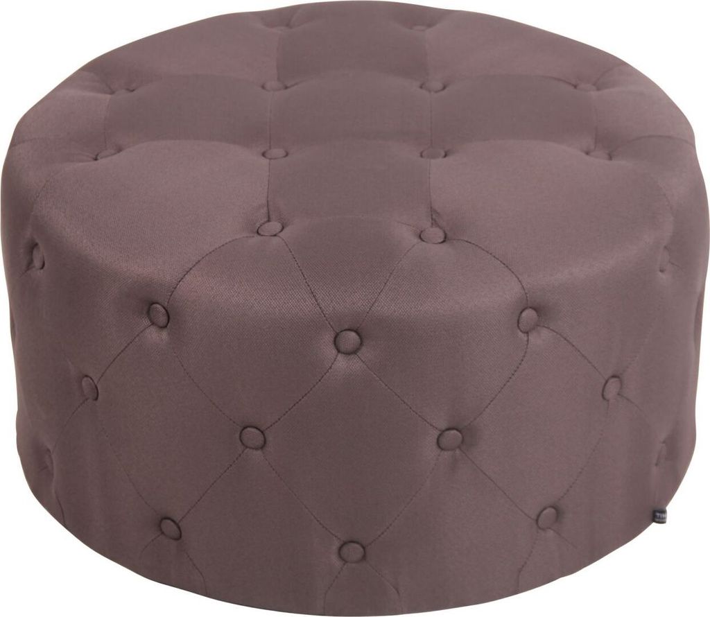 Fußhocker Korsika Stoff braun Produktbild 