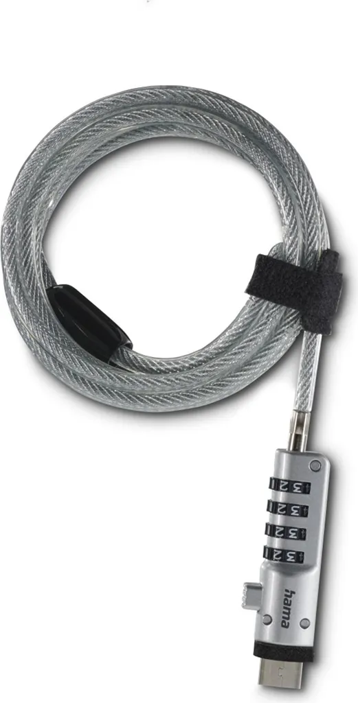 Antivol pour PC portable USB robuste pour bureau, coworking et voyages
