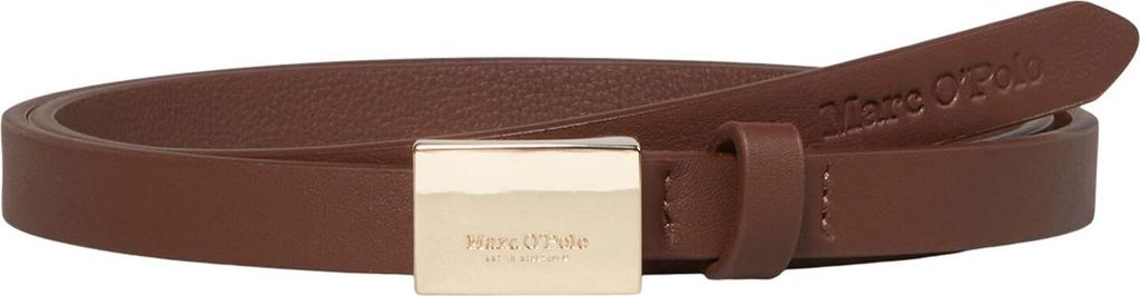 Marc O'Polo Leder Gürtel Loris Belt W80 Fine Brown braun