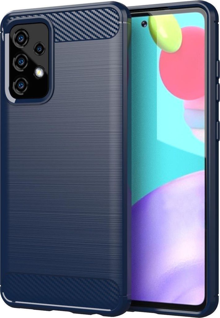 Cadorabo Hülle für Samsung Galaxy A52 (4G / 5G) / A52s in Blau Schutzhülle TPU Case Cover Etui Handyhülle